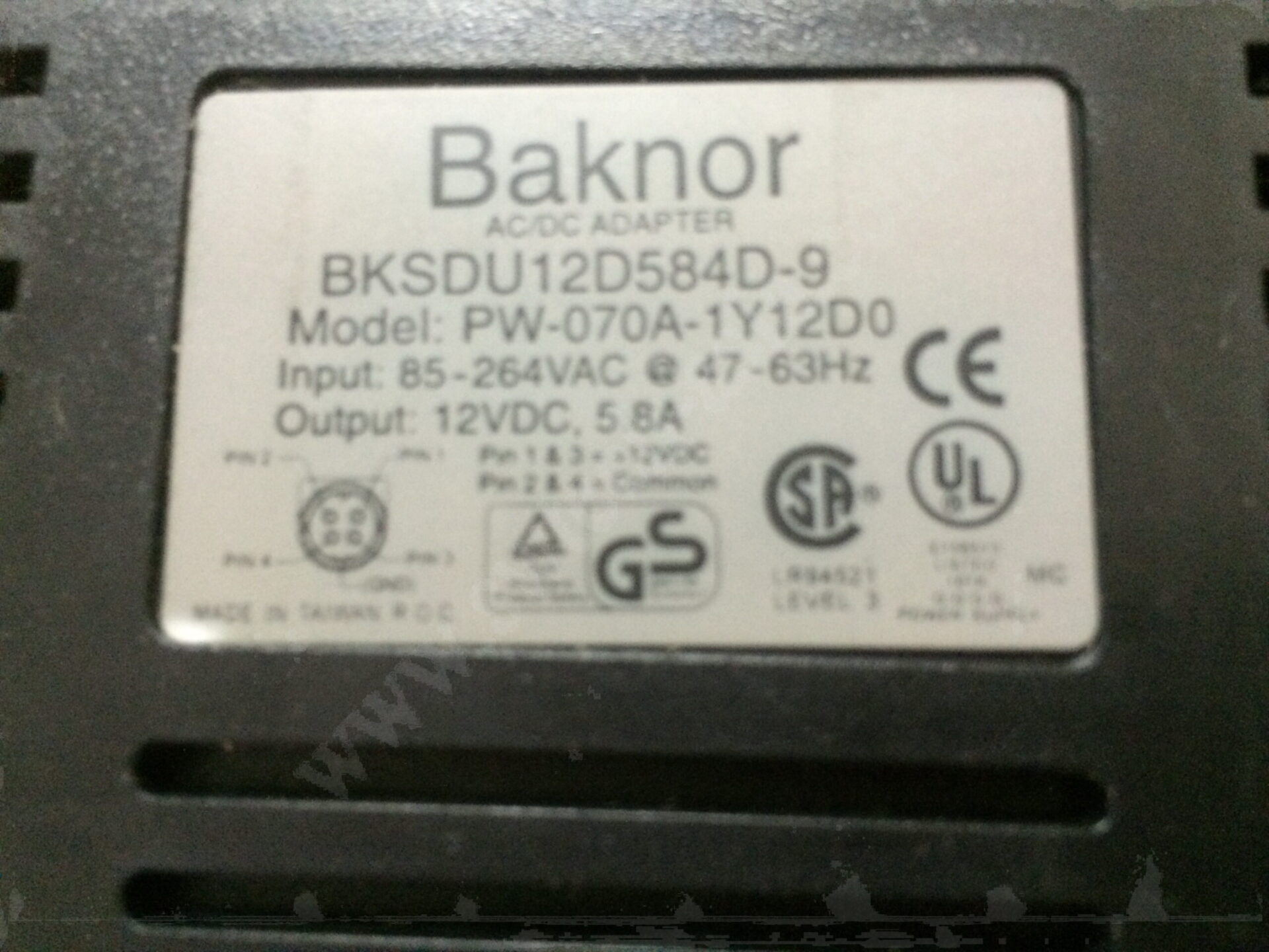 KNS Maxum / Ultra Cable to Power Adapter 08088-2082-000-01