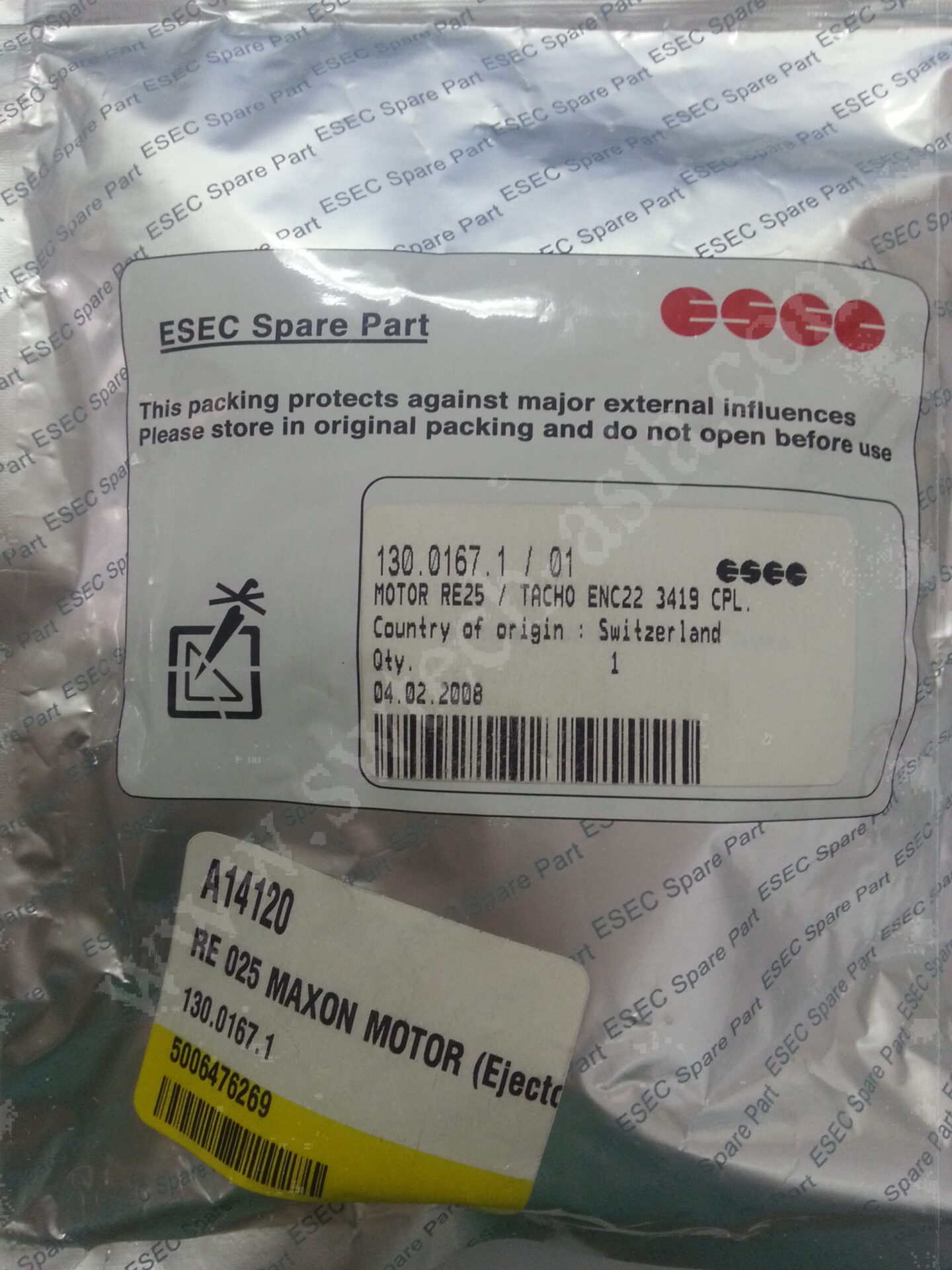 ESEC 2008 RE 025 MAXON MOTOR 130.0167.1