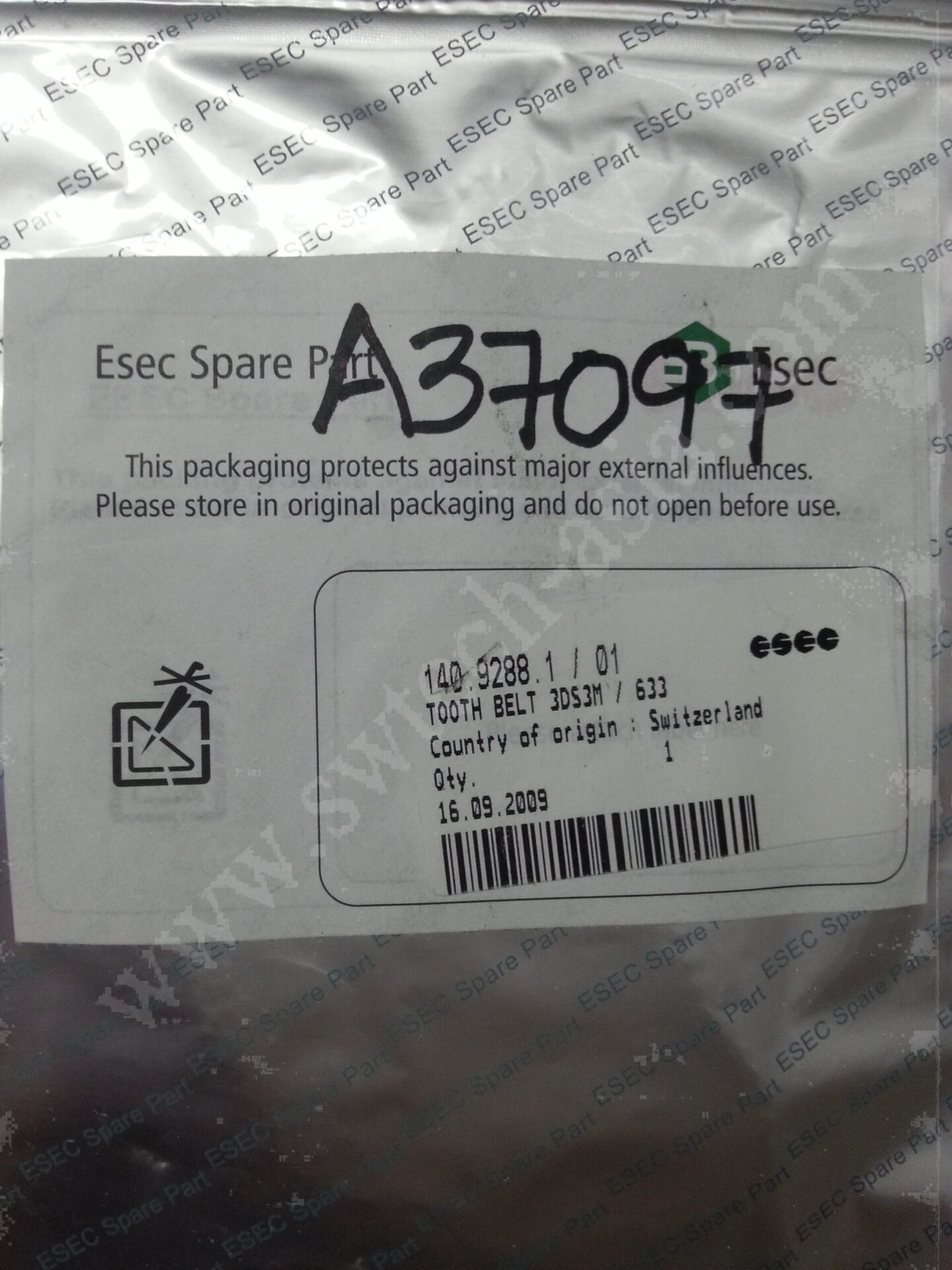 ESEC 2008HS Tooth Belt 3DS3M 633 140.9288.1 / 01
