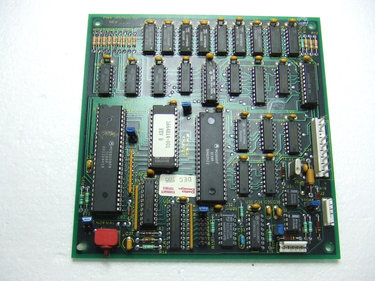 DELTA Turbo Flex Micro-Processor Board PWA 1657925-501/1657924-401 REV F