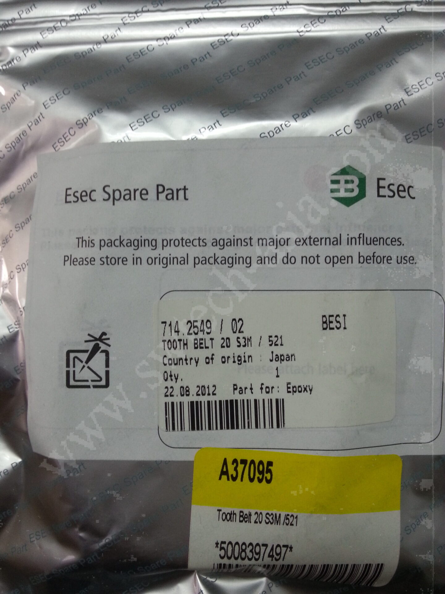 ESEC 2008HS Tooth Belt 20 S3M 521 714.2549 / 02