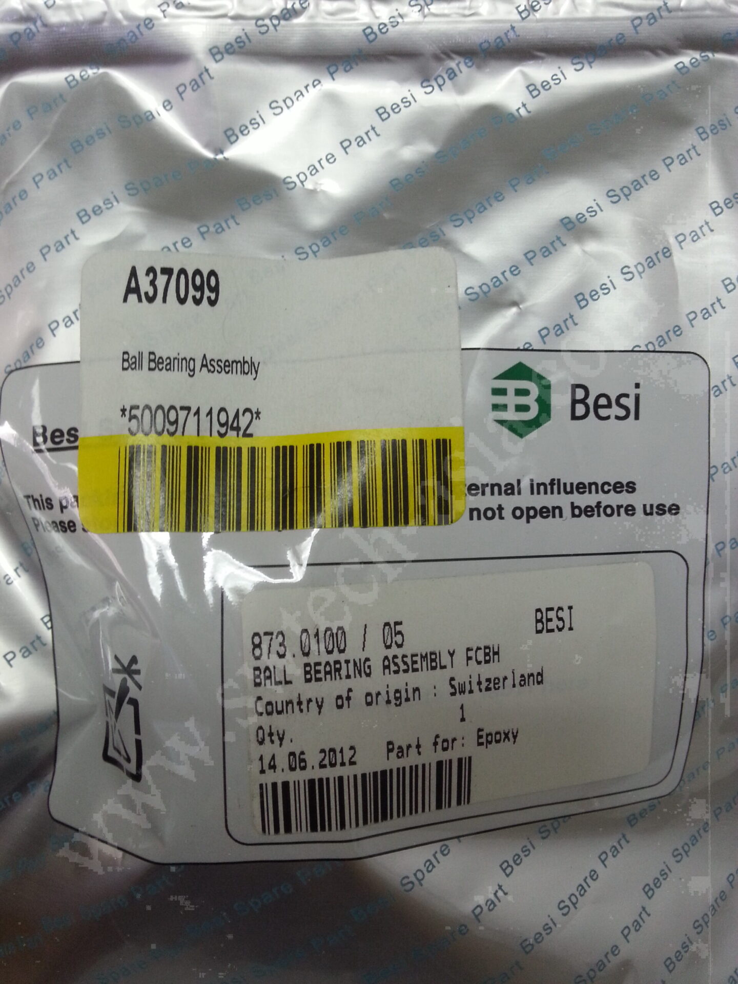 ESEC 2008HS Ball Bearing Assembly 873.0100 / 05