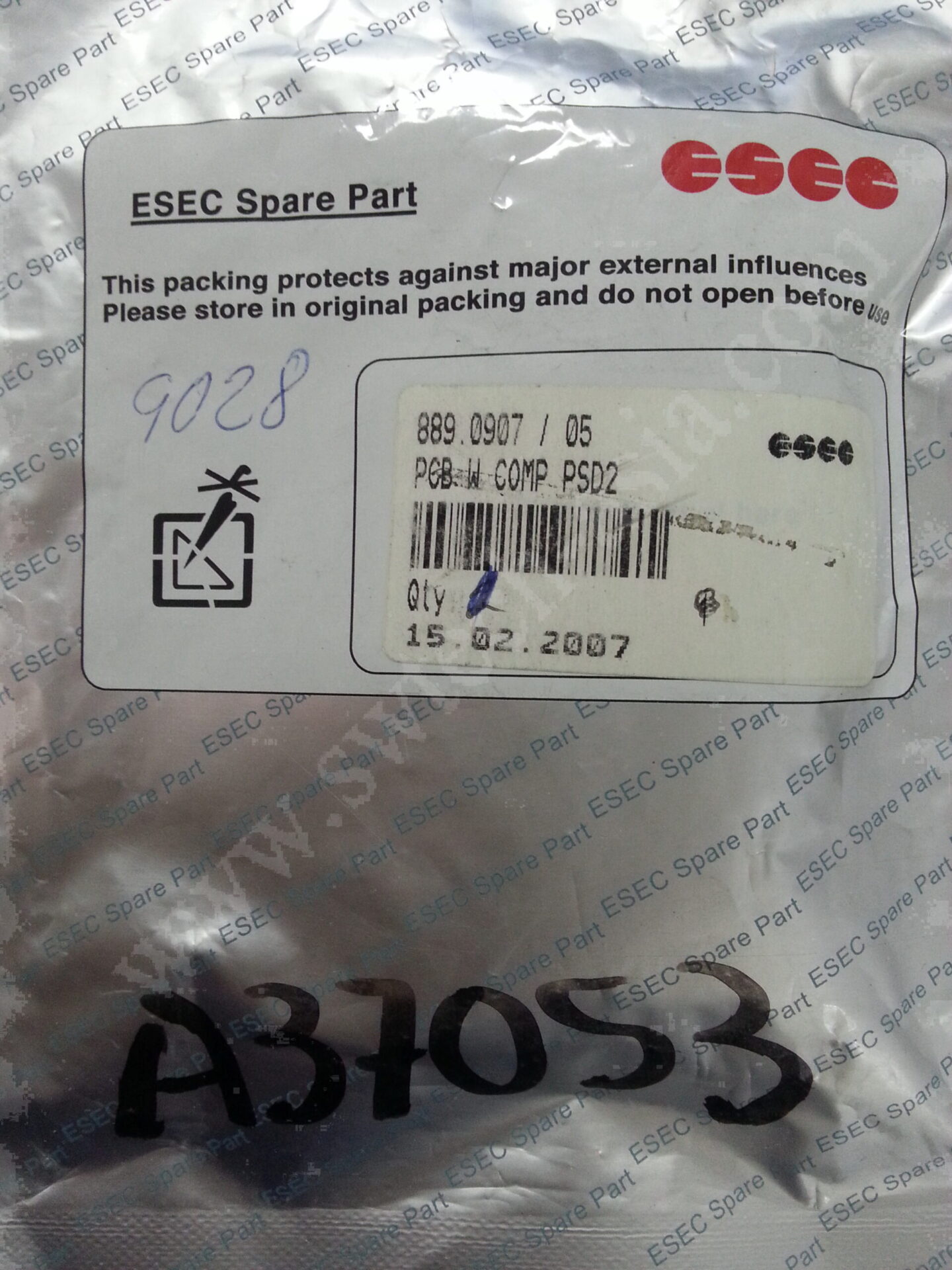 ESEC 2008HS Z ENCODER AND PCB ASSY (PD) 889.0907 / 05