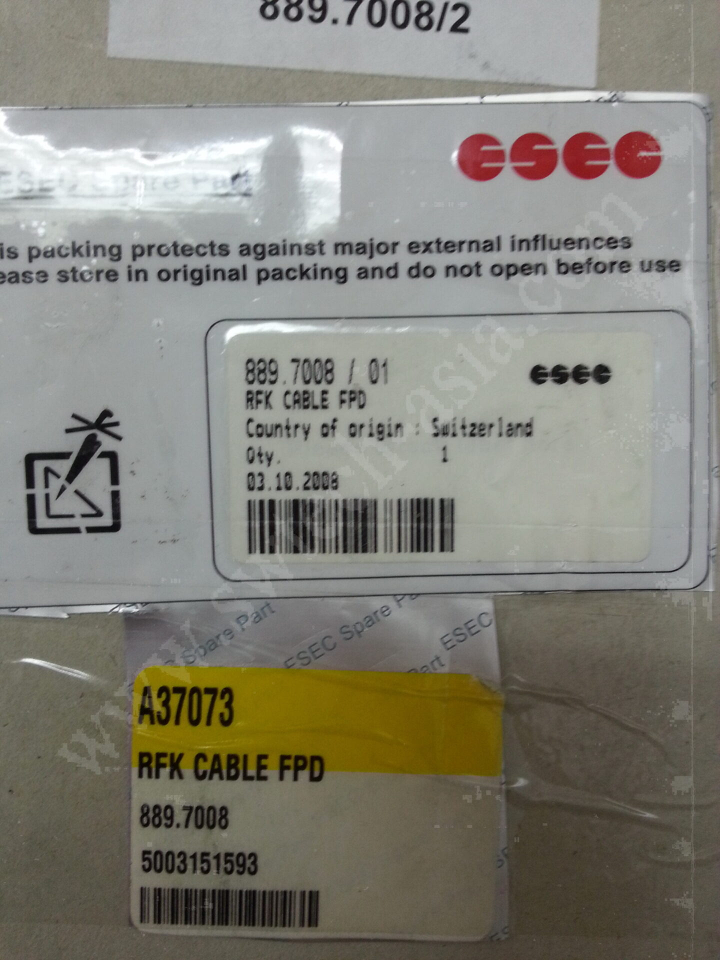 ESEC 2008HS RFK CABLE FPD 889.7008 / 01
