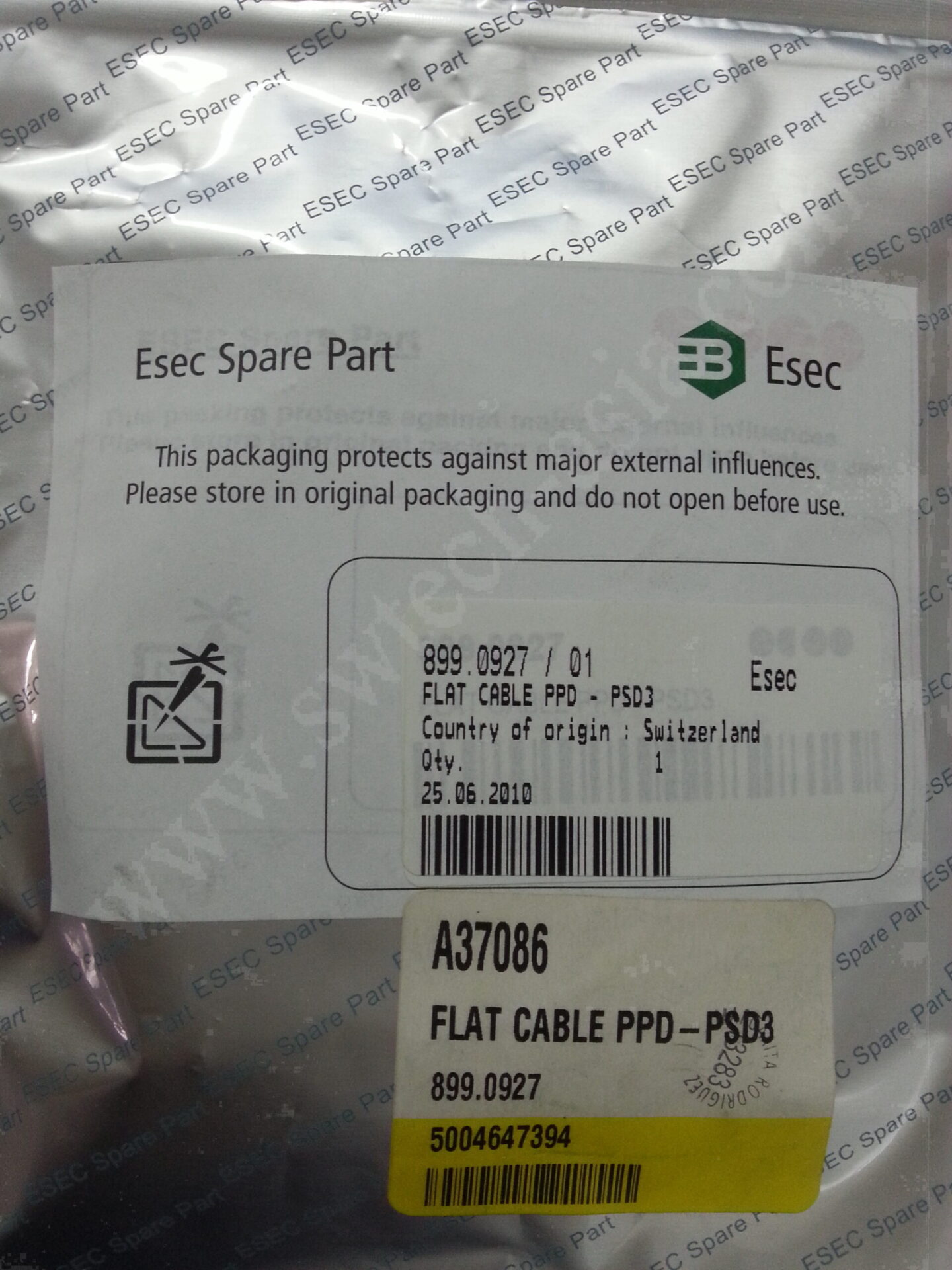 ESEC 2008HS FLAT CABLE PPD-PSD3 899.0927 / 01