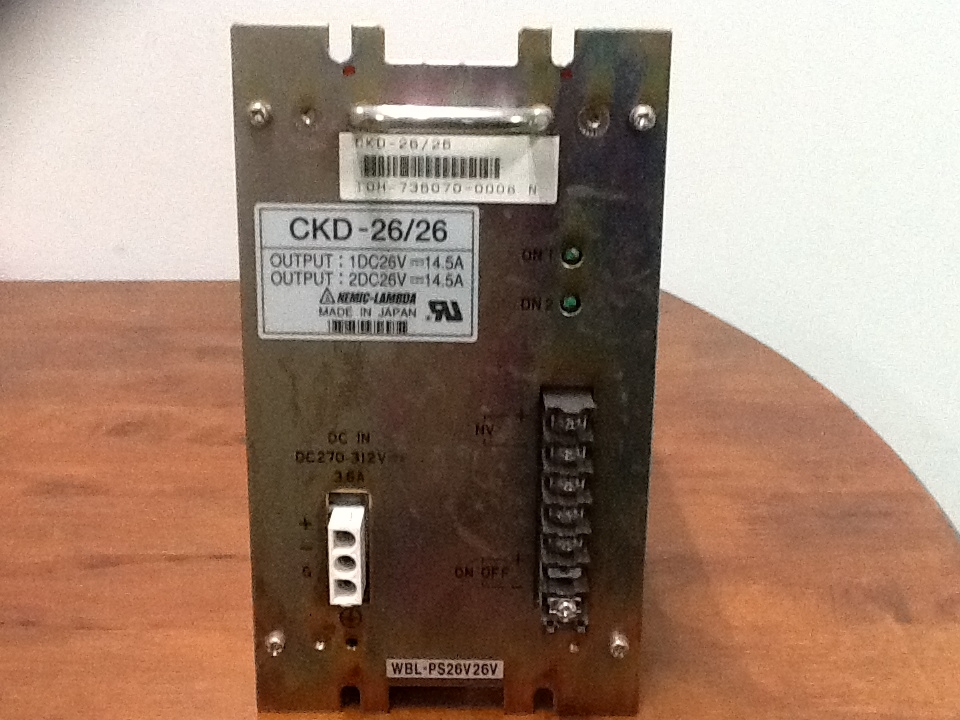 ADVANTEST T5335P NEMIC LAMDA (WBL-PS 26V 26A) CKD-26-26