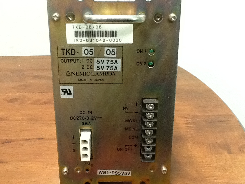 ADVANTEST T5335P NEMIC LAMDA (WBL-PS 5V 5V 75A) TKD-05/05
