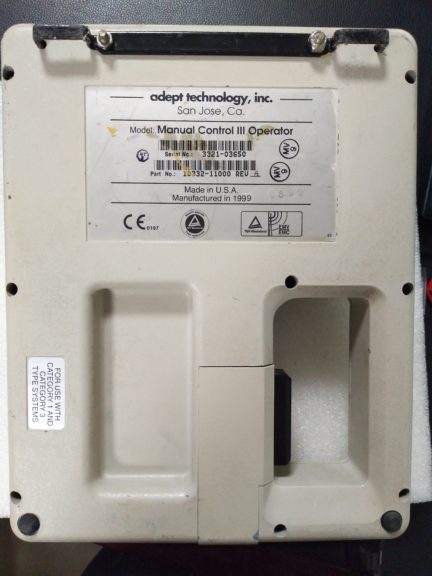 ESEC 2007 ADEPT MODEL MANUAL CONTROL III OPERATOR 10332-11000 REV A