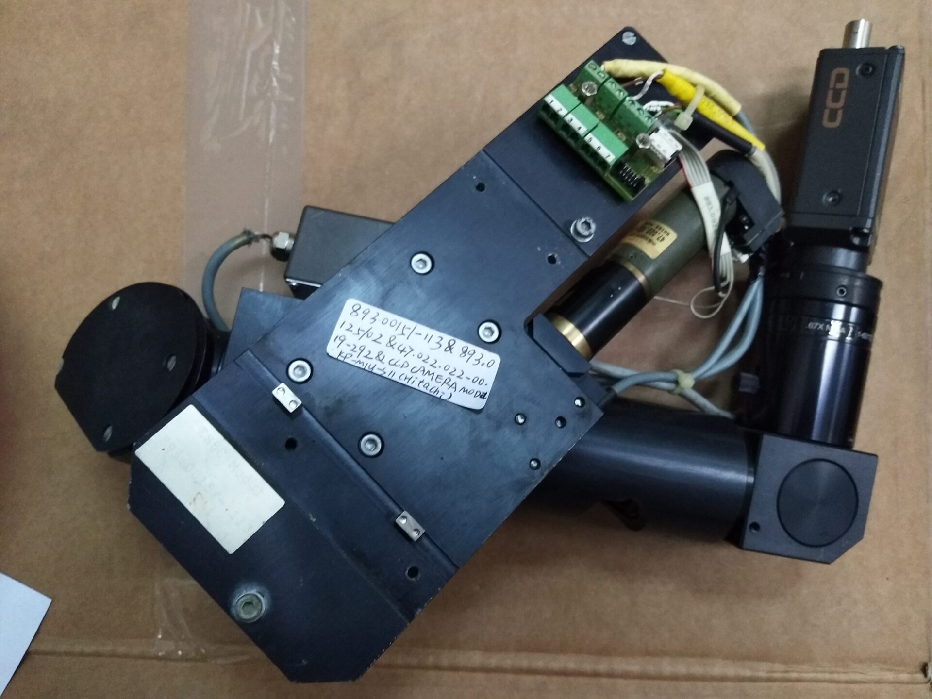 ESEC 2007 8930015.-113 & 893.0125.02 & 47.022.022-00.19-292 & CCD CAMERA MODEL KP-MIU-S11 (HITACHI)