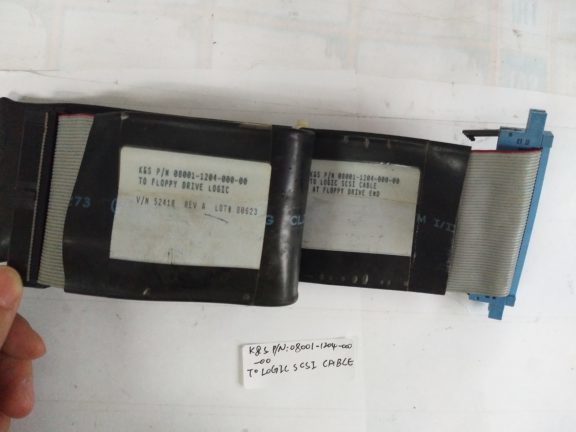 KNS TO LOGIC SCSI CABLE AT FLOPPY DRIVE END 08001-1204-000-00