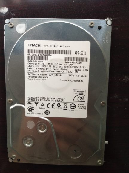 HITACHI APR-2011 3.0GB Harddisk 12957