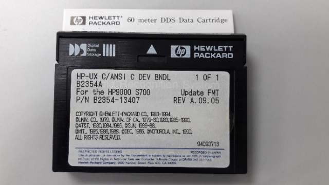 HP 60m DDS Data Cartridge