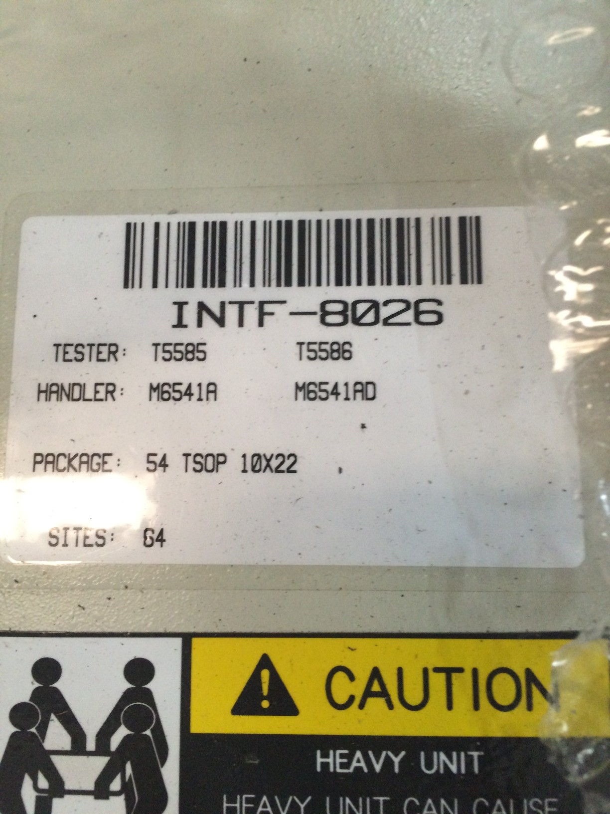 ADVANTEST T558X Series Interface Module, Hi-Fix, Change-Kit