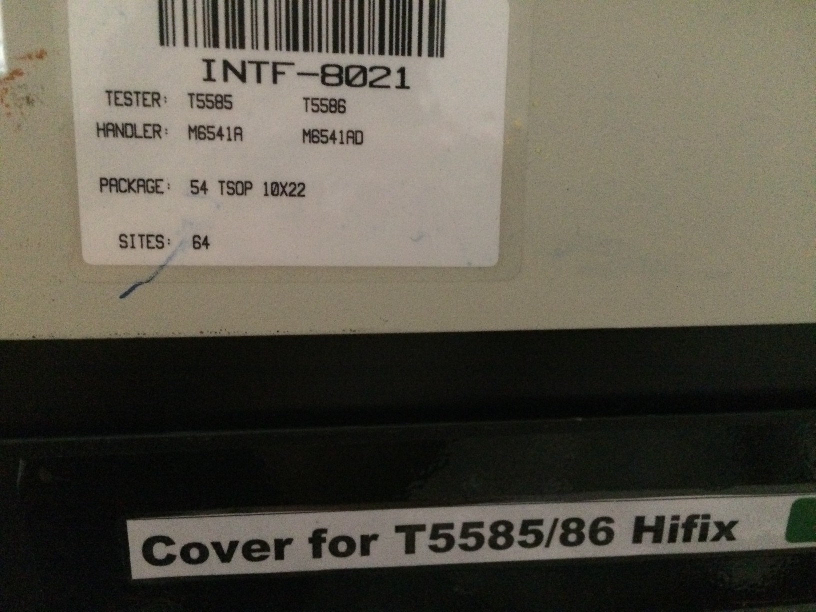 ADVANTEST T558X Series Interface Module, Hi-Fix, Change-Kit