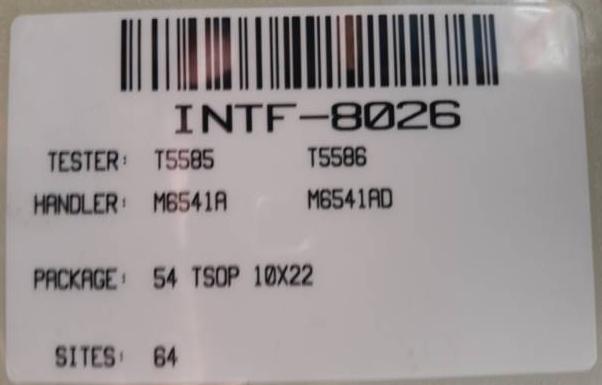 ADVANTEST T5585 / T5586 Series Interface Module, Hi-Fix, Change-Kit