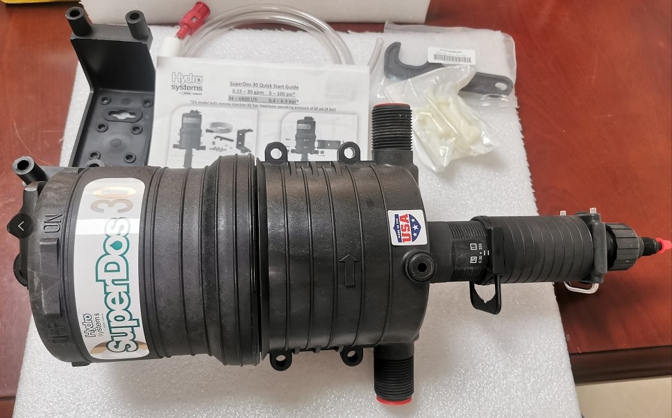 Hydro Systems SuperDos 30 0.3% water driven chemical injection