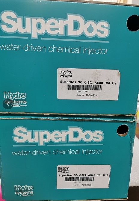 Hydro Systems SuperDos 30 0.3% water driven chemical injection