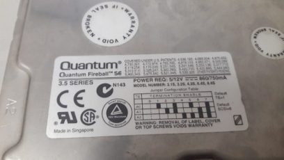 KNS 8090 Quantum Fireball SE 3.5 Series Hard Disk