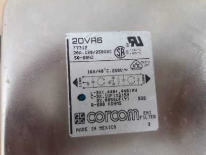 CORCOM 20VR6 F312 EMI Filter