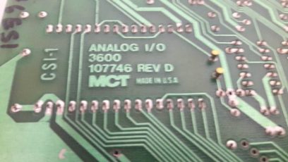 MCT 107746 Analog I/O 3600 Board