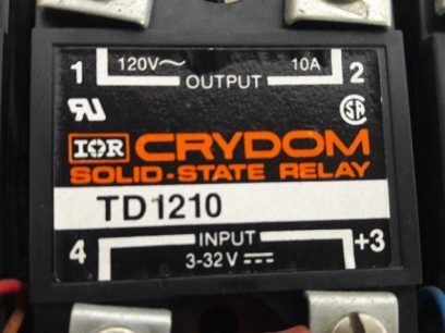 Crydom Solid State Relay D1210 & TD1210 Assembly