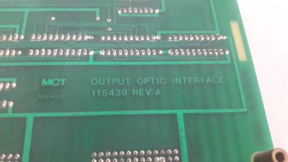 MCT 4610H/C Output Optic Interface 115439 Rev.A Board