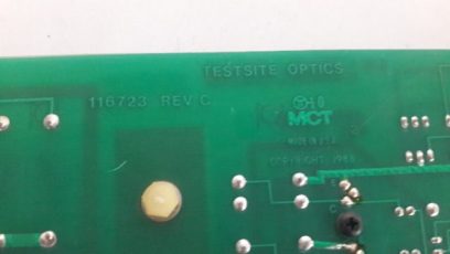MCT 4610H/C Testsite Optics 116723 Rev.C Board