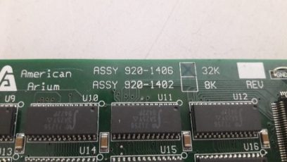 American Arium Assy 920-1402 100 Channel Capture SF 1000 Board