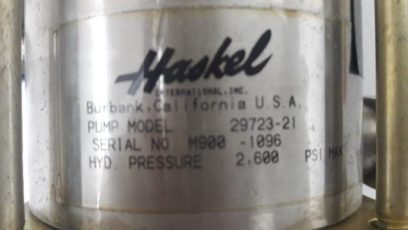 Haskel 29723-21 ( MOHLN101 ) Liquid Pump