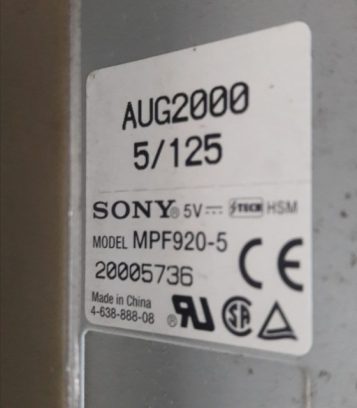 Sony Disk Drive MPF920-5