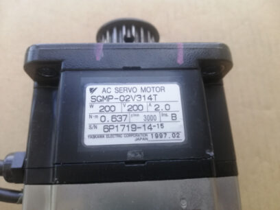Yaskawa Electric AC Servo Motor SGMP-02V314T