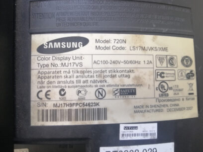 Samsung 720N LS17MJVKS/XME Monitor