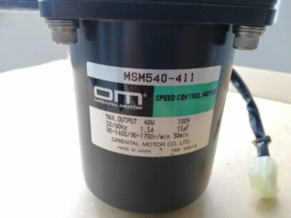Oriental Motor Speed Control Motor MSM540-411 Gear Head 5GN25K