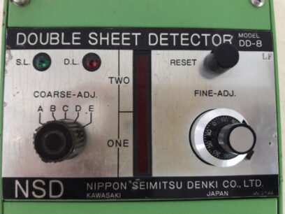 Nippon Seimitsu Denki Double Sheet Detector DD-8LF